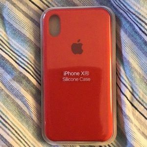 iPhone XR Apple Silicone Case in Red